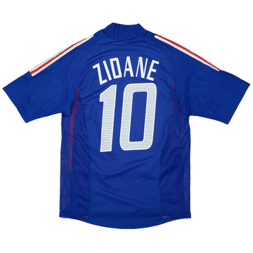 2002-04 France Player Issue Home Shirt Zidane #10 - 7/10 - (S)