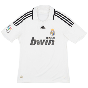 2008-09 Real Madrid Home Shirt - 4/10 - (M)