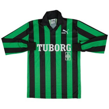 1990-92 Borussia Monchengladbach Away L/S Shirt - 6/10 - (S)