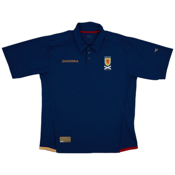 2007-08 Scotland Diadora Polo Shirt - 8/10 - (L)