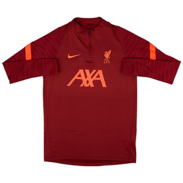 2021-22 Liverpool Nike 1/4 Zip Training Top - 8/10 - (M)