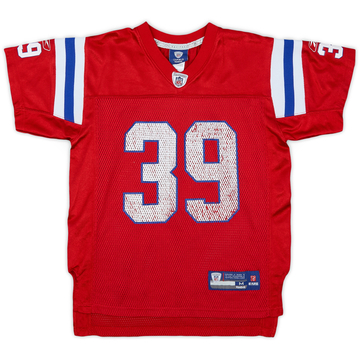 2010-11 New England Patriots Woodhead #39 Reebok On Field Alternate Jersey - 5/10 - (M.Boys)