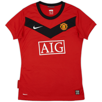 2009-10 Manchester United Home Shirt - 8/10 - (Women's S)