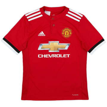 2017-18 Manchester United Home Shirt - 8/10 - (M.Boys)