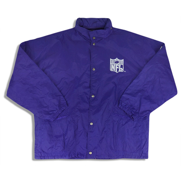 1990s Minnesota Vikings Campri Teamline Rain Coat L