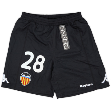 2009-10 Valencia Player Issue Home Shorts #28 (S)
