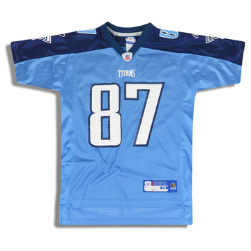 2005 Tennessee Titans Calico #87 Reebok On Field Jersey (Alternate) Y