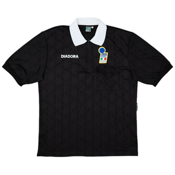1990s Italy FIGC Diadora Referee Shirt - 8/10 - (XL)