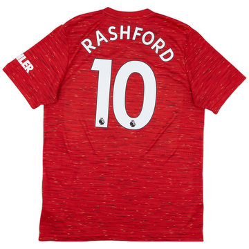 2020-21 Manchester United Home Shirt Rashford #10 - 9/10 - (L)