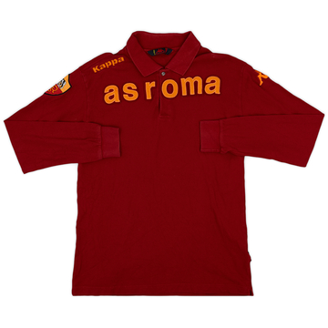 2009-10 Roma Kappa Polo L/S Shirt - 9/10 - (XL)