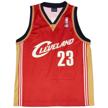 2003-10 Cleveland Cavaliers James #23 Champion Away Jersey - 6/10 - (L)
