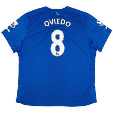 2015-16 Everton Home Shirt Oviedo #8 - 9/10 - (3XL)