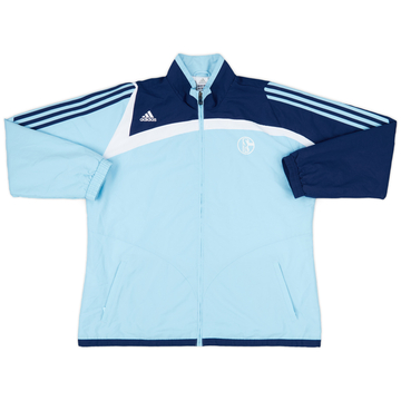 2007-08 Schalke adidas Track Jacket - 9/10 - (XL)