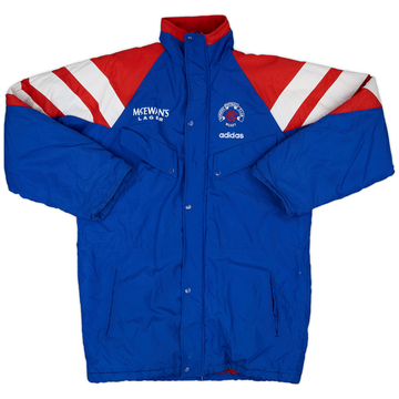 1992-94 Rangers adidas Padded Bench Coat - 9/10 - (M)