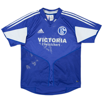2004-05 Schalke Home Shirt - 4/10 - (L.Boys)