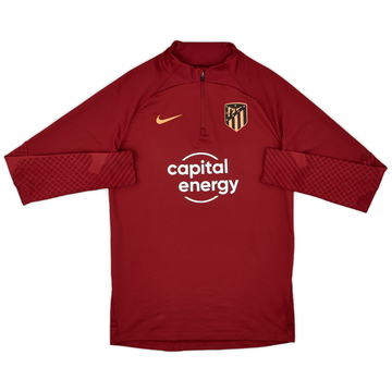 2022-23 Atletico Madrid Nike 1/4 Zip Training Top - 9/10 - (S)