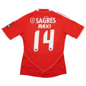 2011-12 Benfica Home Shirt Maxi #14 - 4/10 - (S)