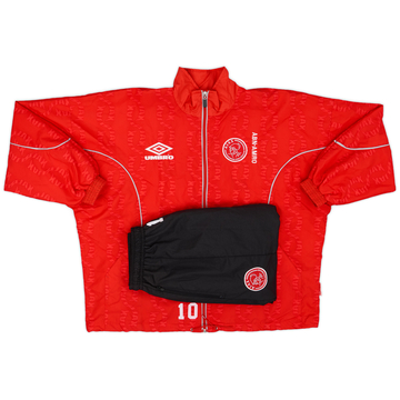 1998-99 Ajax Player Issue Umbro Tracksuit #10 (Litmanen)