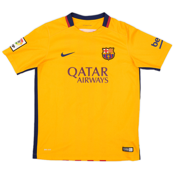 2015-16 Barcelona Away Shirt - 9/10 - (XL.Boys)