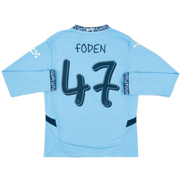 2024-25 Manchester City Home L/S Shirt Foden #47