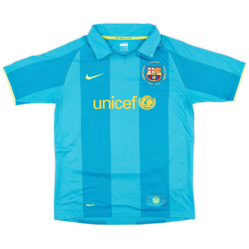 2007-09 Barcelona Away Shirt - 9/10 - (XL.Boys)