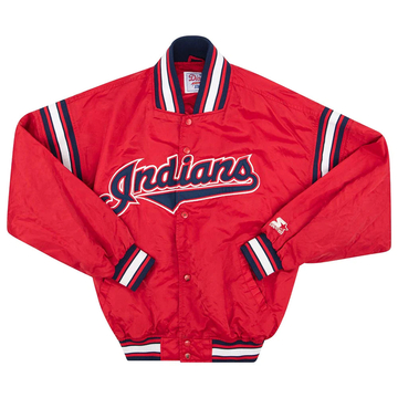 1990s Cleveland Indians Starter Satin Jacket M