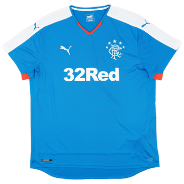 2015-16 Rangers Home Shirt - 9/10 - (XXL)