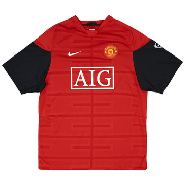 2009-10 Manchester United Nike Training Shirt - 8/10 - (L)