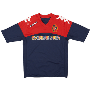 2011-12 Cagliari Kappa Training Shirt - 5/10 - (M)
