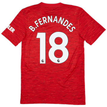 2020-21 Manchester United Home Shirt B.Fernandes #18 (S)