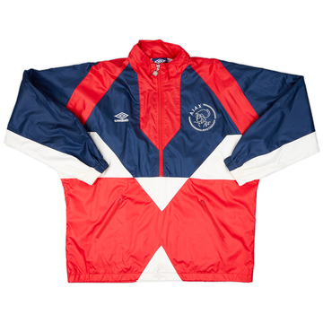 1993-94 Ajax Umbro 1/2 Zip Track Jacket - 10/10 - (XL)