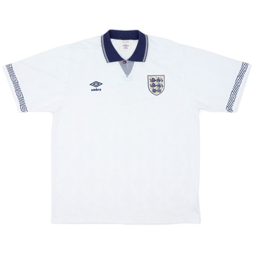 1990-92 England Home Shirt - 8/10 - (L)