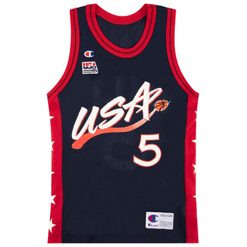 1996-99 USA Hill #5 Champion Jersey (Away) L
