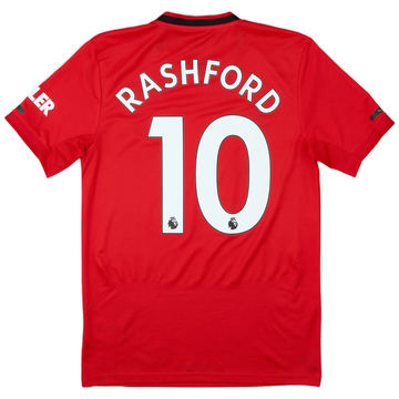 2019-20 Manchester United Home Shirt Rashford #10 - 8/10 - (S)