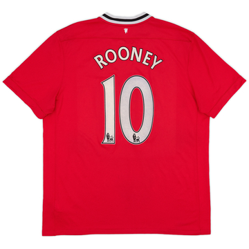 2011-12 Manchester United Home Shirt Rooney #10 - 7/10 - (XXL)