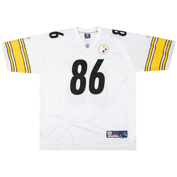 2008-11 Pittsburgh Steelers Ward #86 Reebok Premier Jersey (Away) XXL