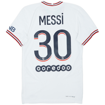 2021-22 Paris Saint-Germain Authentic Fourth Shirt Messi #30 - 8/10 - (XS)
