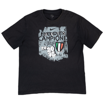 2011-12 Juventus Nike 'Campione' Graphic Tee - 6/10 - (XL)