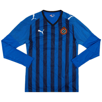 2008-09 Club Brugge Player Issue Home L/S Shirt - 8/10 - (M)