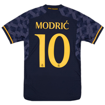 2023-24 Real Madrid Authentic Away CL Shirt Modric #10 (XS)