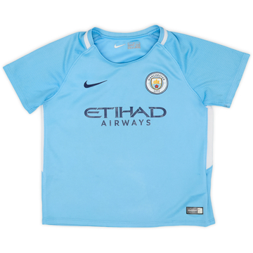 2017-18 Manchester City Home Shirt - 8/10 - (5-6 Years)