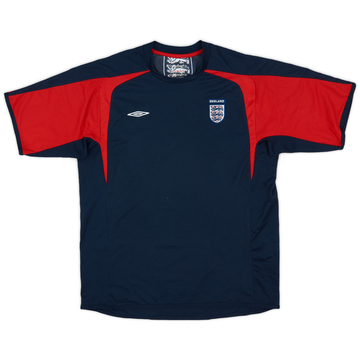 2005-06 England Umbro Training Shirt - 9/10 - (XL)