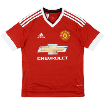 2015-16 Manchester United Home Shirt - 8/10 - (L.Boys)