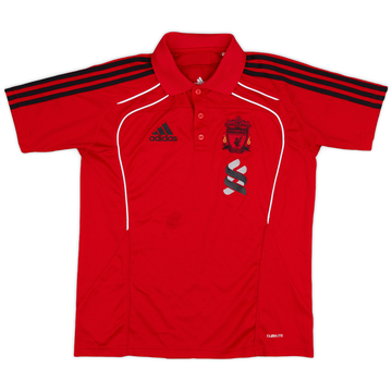 2010-11 Liverpool adidas Polo Shirt - 7/10 - (S/M)