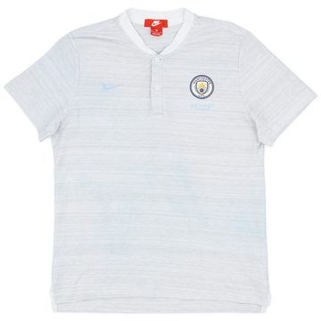 2018-19 Manchester City Nike Polo Shirt - 9/10 - (XL)