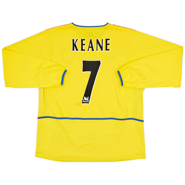 2002-03 Leeds United Away L/S Shirt Keane #7 - 6/10 - (XL)