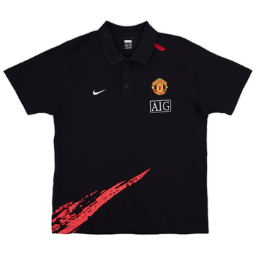 2007-08 Manchester United Nike Polo Shirt - 7/10 - (XL)