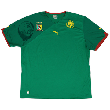 2010-11 Cameroon Home Shirt - 8/10 - (XXL)