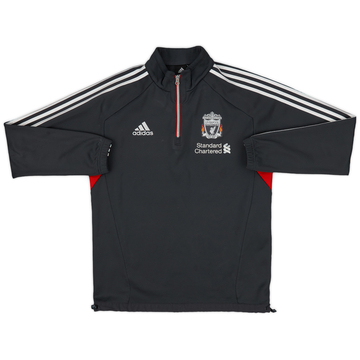 2011-12 Liverpool adidas 1/4 Zip Drill Top - 8/10 - (M)