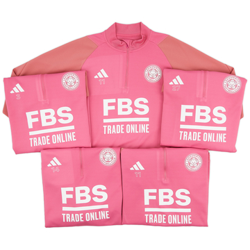 2023-24 Leicester Player Issue 1/4 Zip Training Top - 9/10